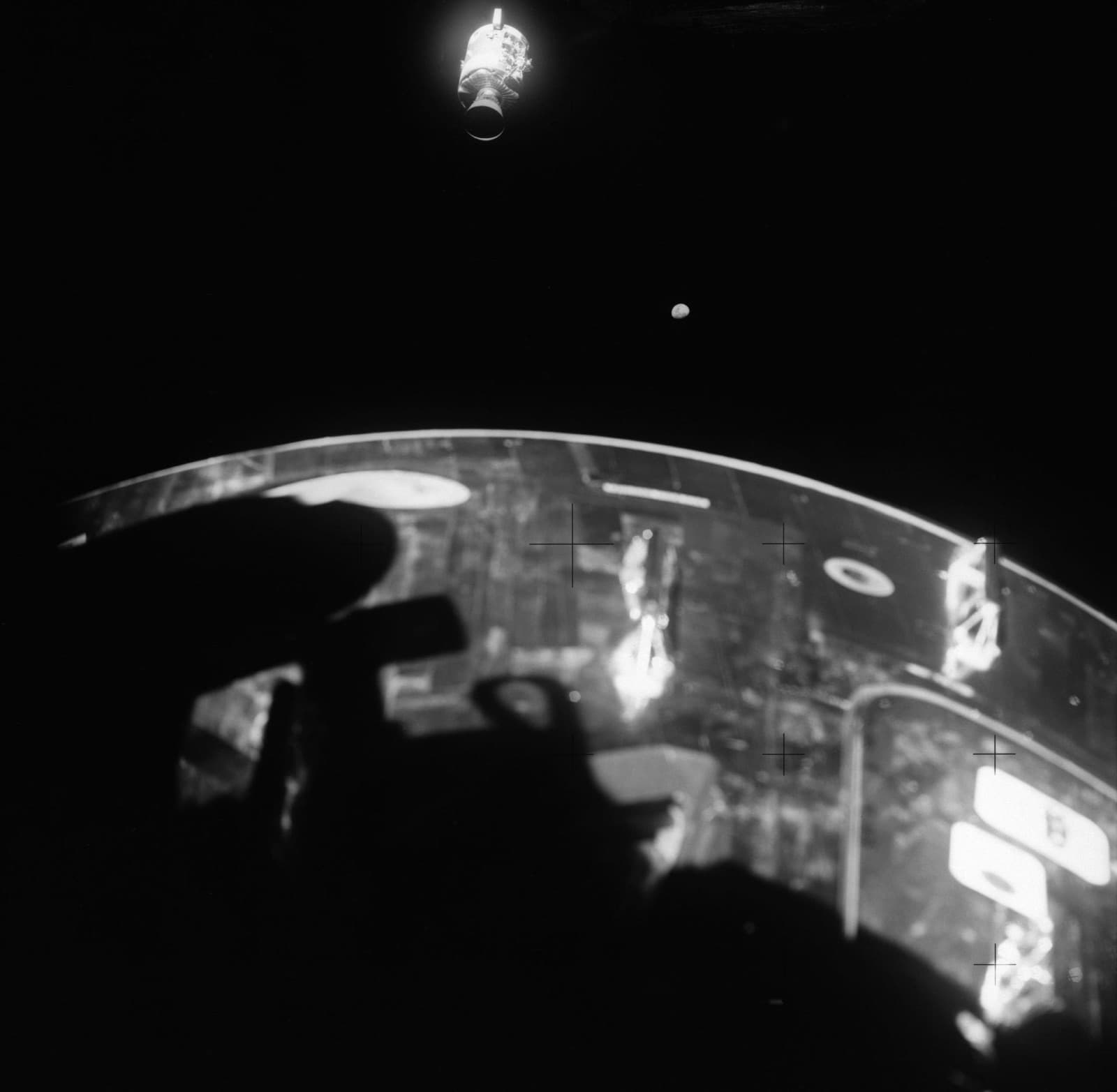 "There's one whole side of that spacecraft missing." The damaged service module, photographed April 17, 1970