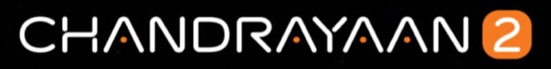 Chandrayaan-2 mission wordmark logo; the mission had no round patch