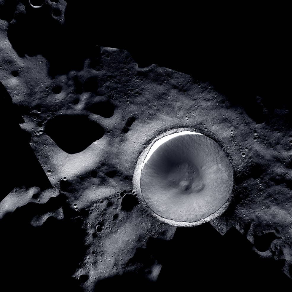 Shackleton crater with no shadows: the 2023 ShadowCam and LROC mosaic