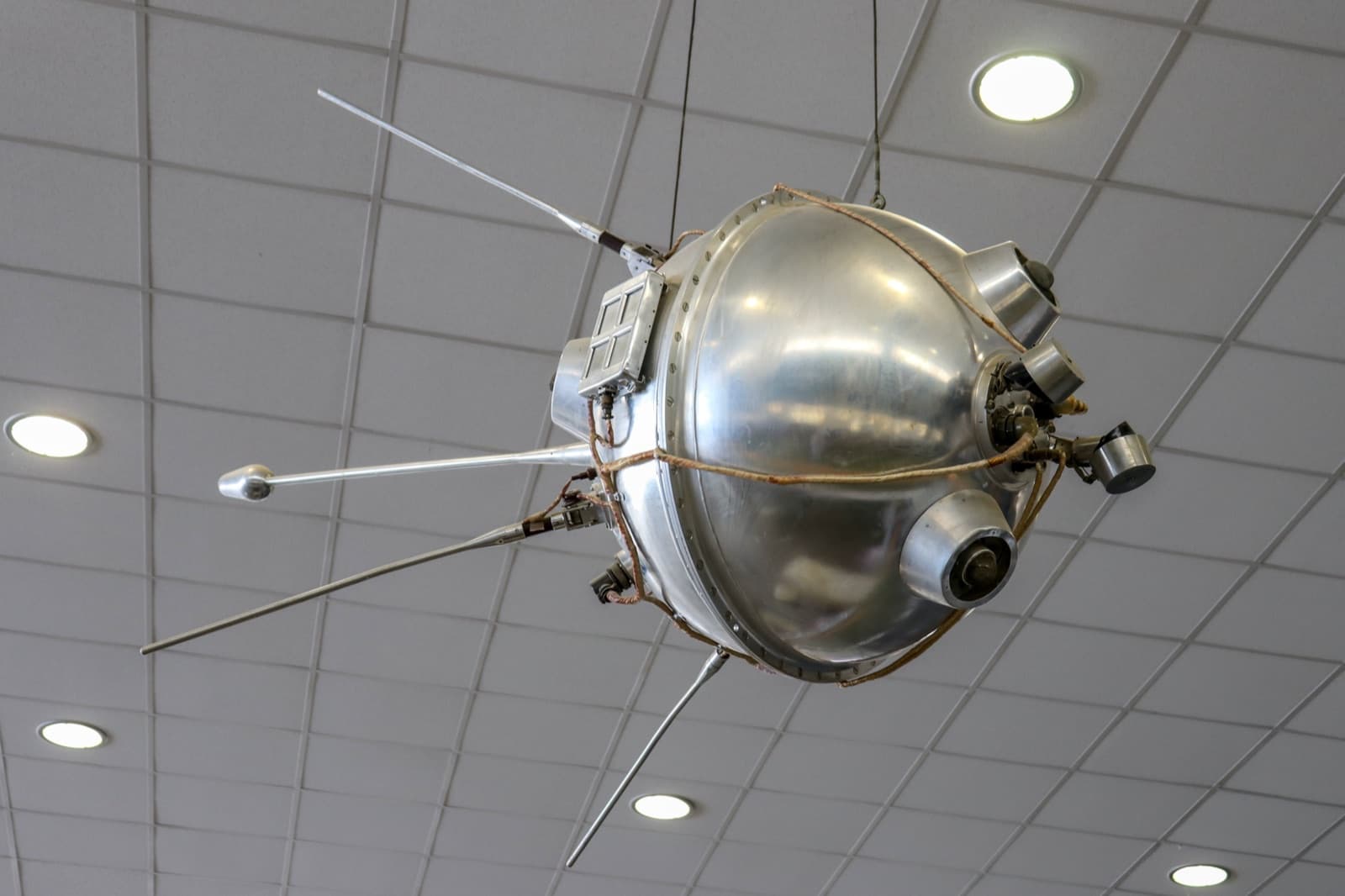 Copy of Luna 1 at the Tsiolkovsky State Museum of the History of Cosmonautics
